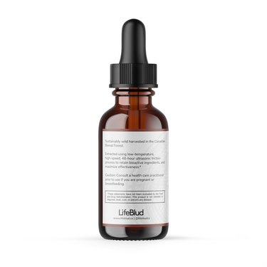 lifeblud wild canadian reishi dual extract tincture wild harvested